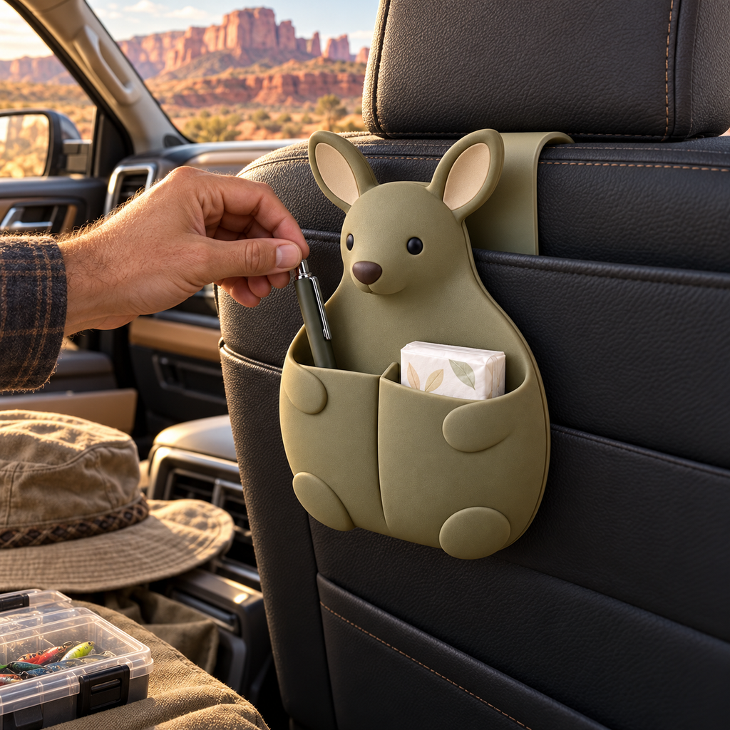 Kangaroo Clip-On Car Pocket Organizer