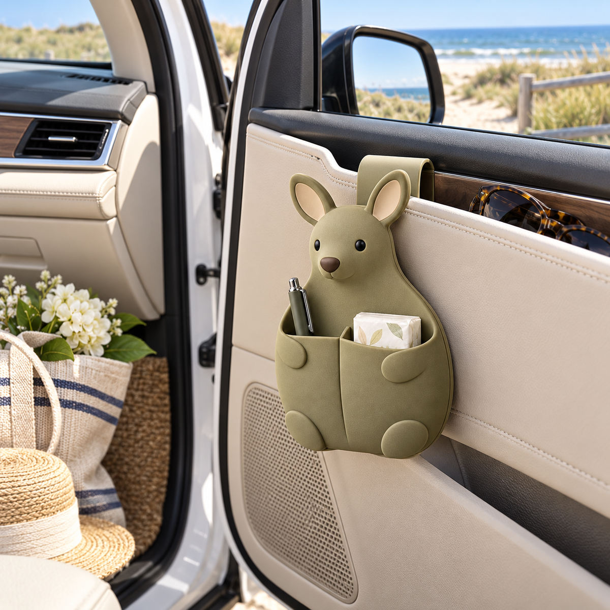 Kangaroo Clip-On Car Pocket Organizer