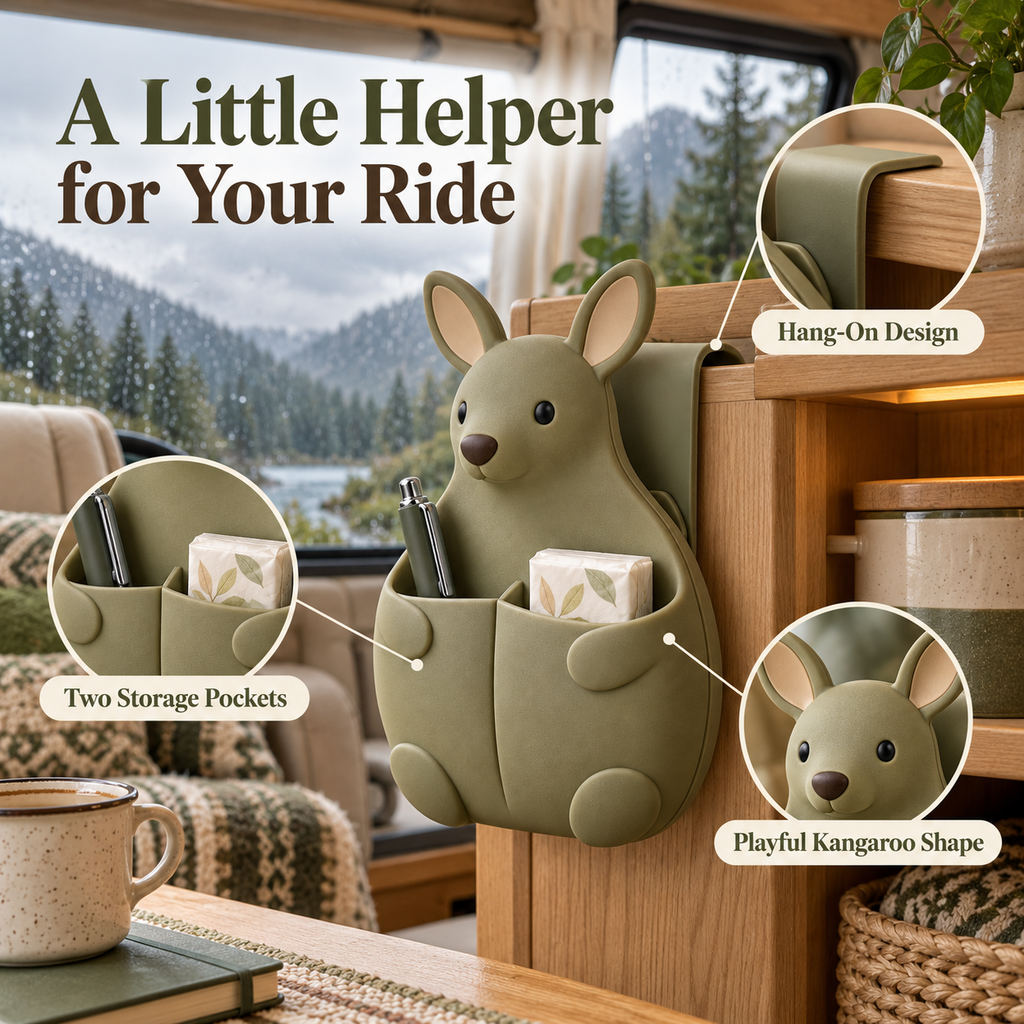 Kangaroo Clip-On Car Pocket Organizer