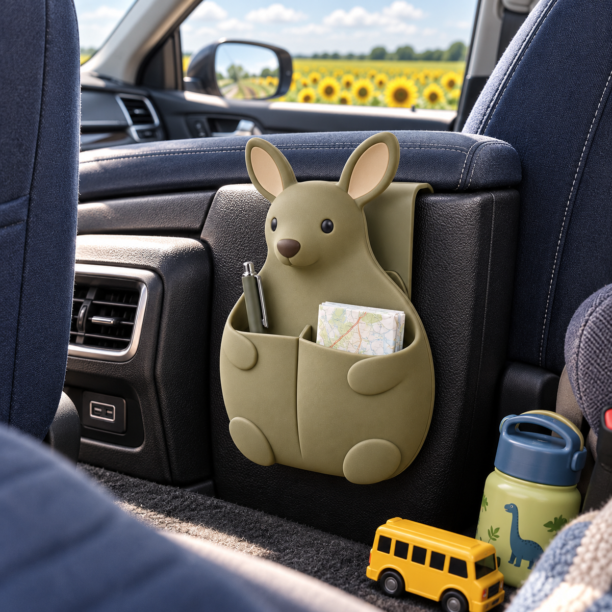 Kangaroo Clip-On Car Pocket Organizer