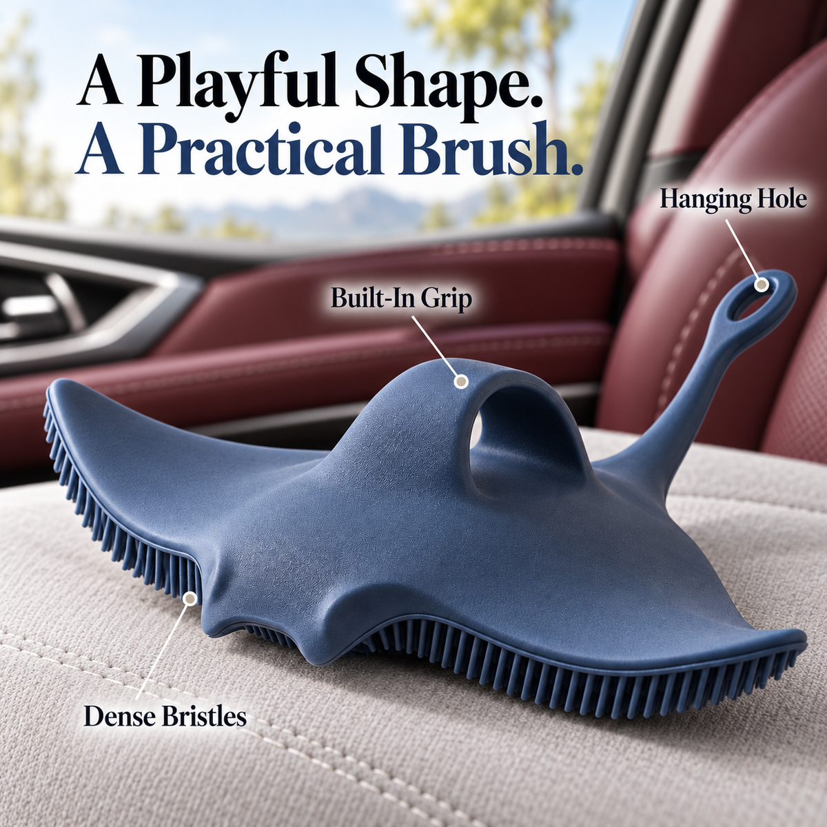Manta Ray Pet Hair Removal Brush