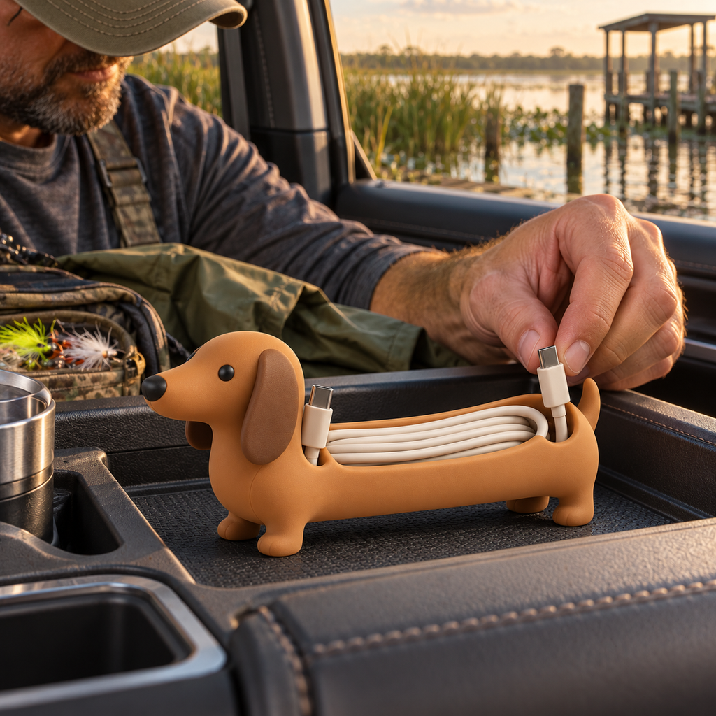 Dachshund Charging Cable Organizer