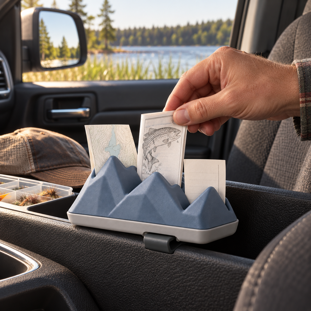 Little Peaks Clip-On Receipt & Note Holder