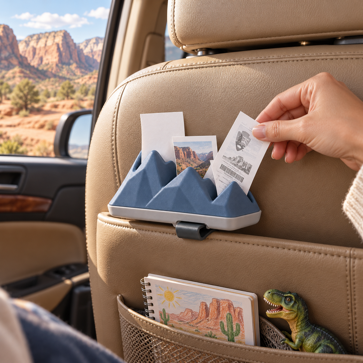 Little Peaks Clip-On Receipt & Note Holder